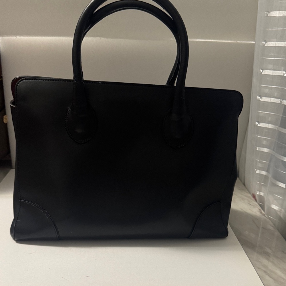 Alberta Di Canio Classic Black Satchel